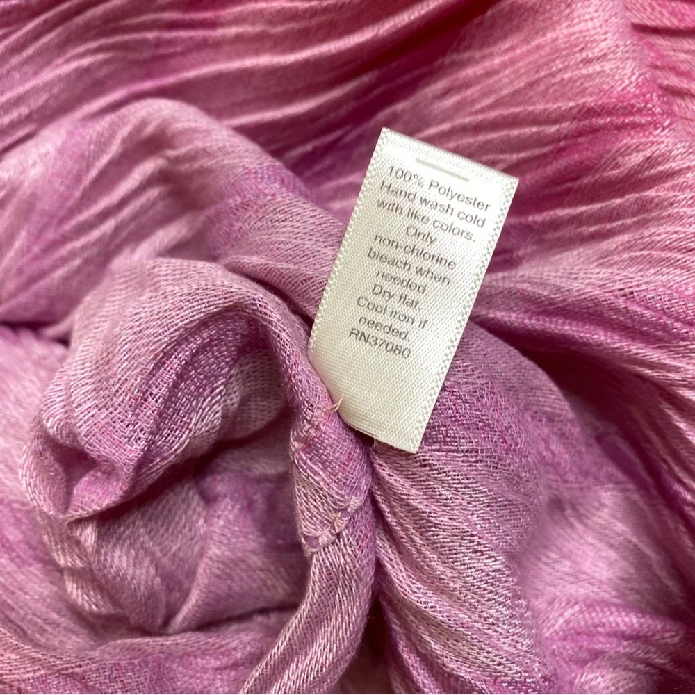 Est. 1946 : pink & purple ombré summer spring lightweight texture infinity scarf